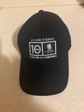 Wounded Warrior Project 10 Year Commemorative Black Cap